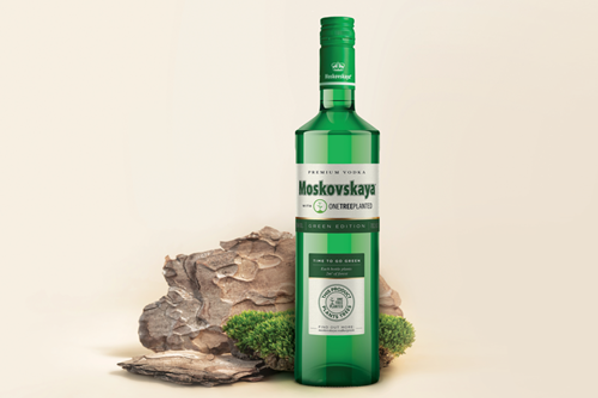 Moskovskaya Vodka launches ‘Green’ limited edition bottle