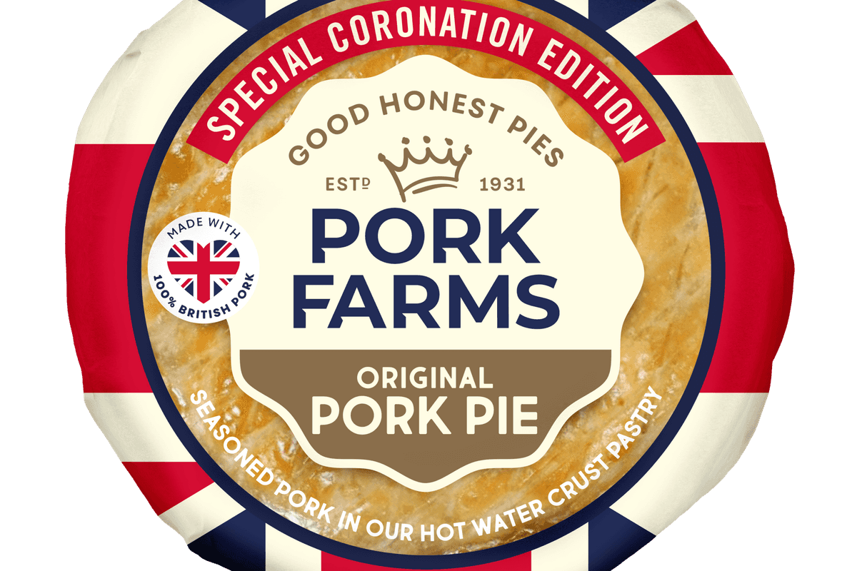 Pork Farms launches pork pie packaging for Coronation Weekend