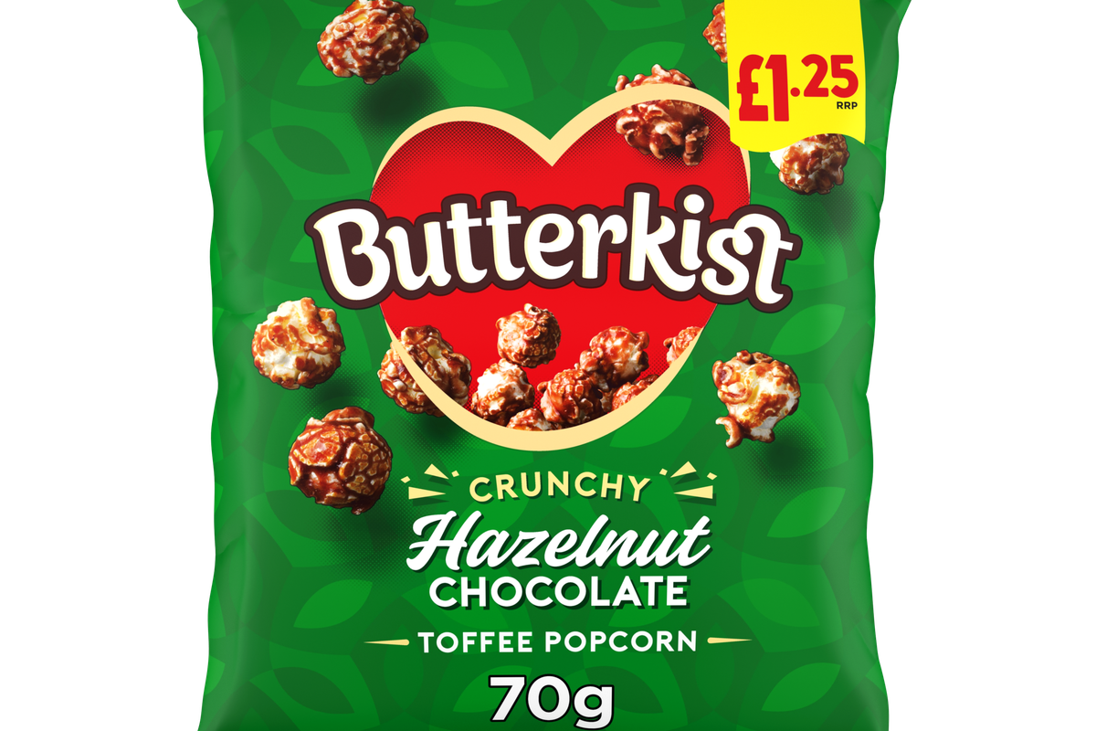 Butterkist launches new Hazelnut Chocolate flavour popcorn