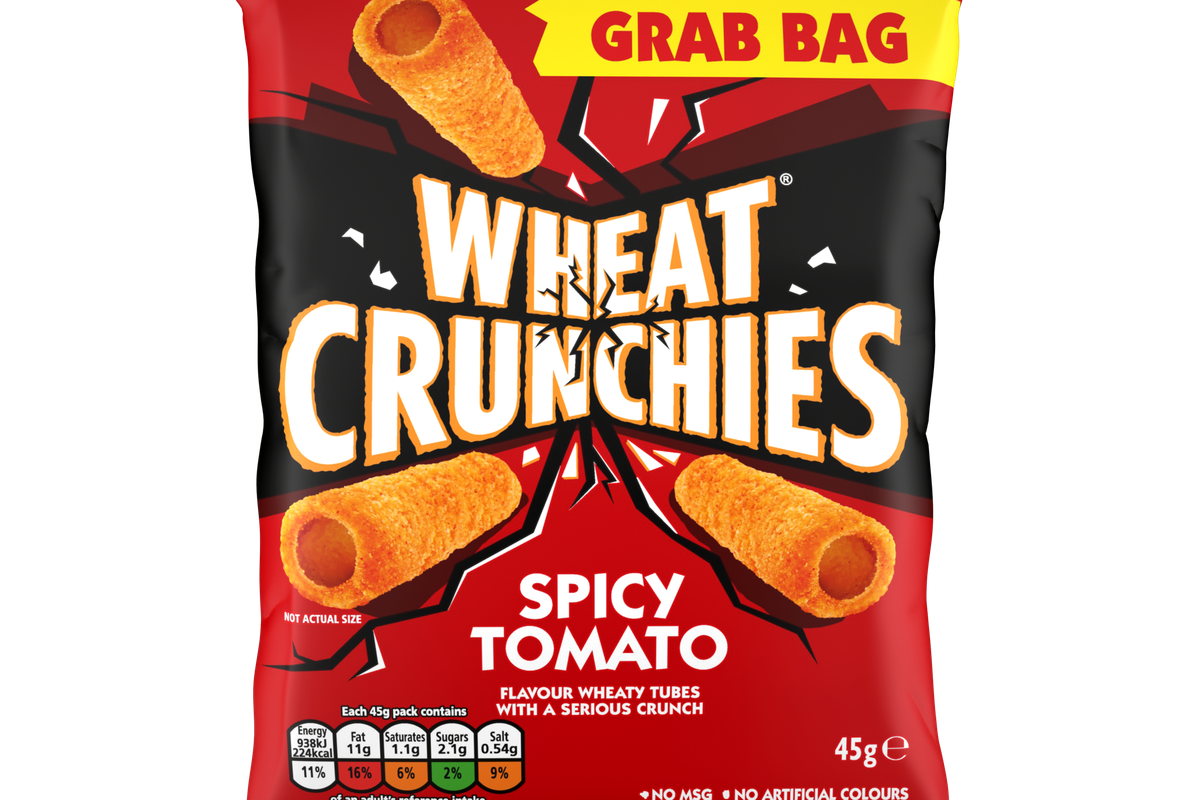 KP Snacks launches Wheat Crunchies Spicy Tomato Grab Bag and PMP
