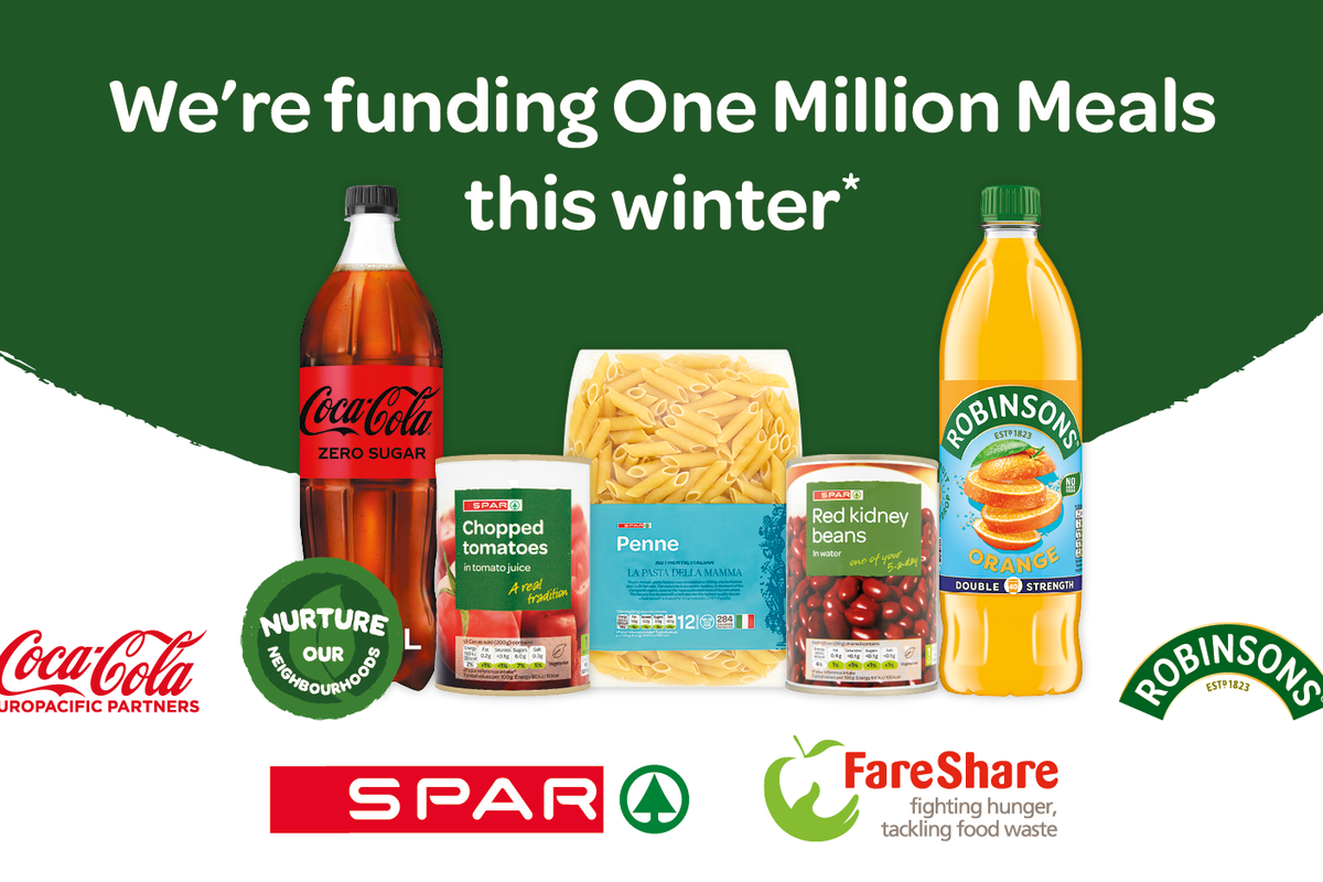 SPAR partners with FareShare on 'Giving One Million Meals' campaign