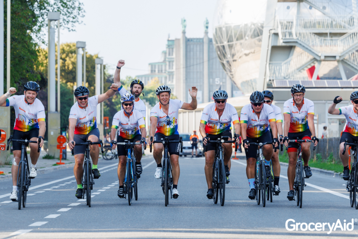Cyclists raise more than £416,000 for GroceryAid