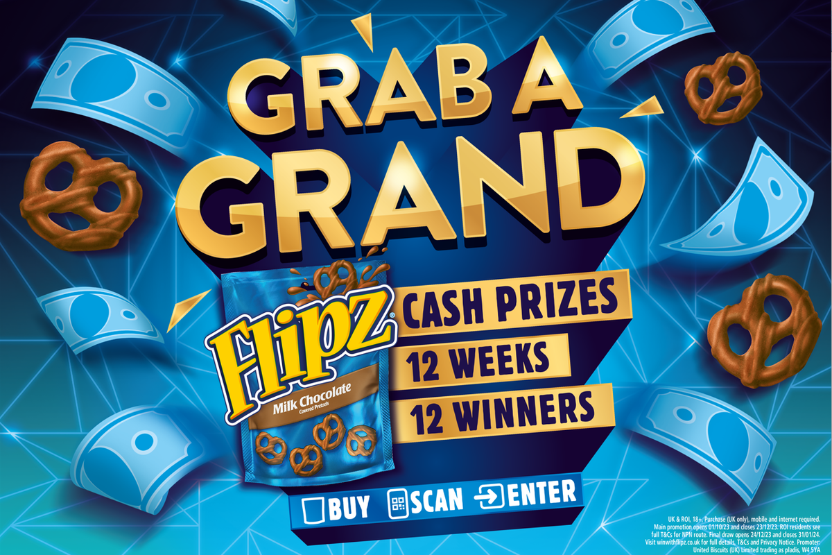 pladis unveils biggest on-pack campaign in Flipz' history