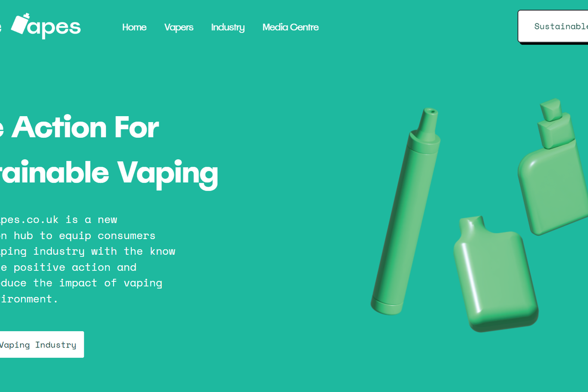 Sustainable Vaping Week campaign begins with vape recycling in focus