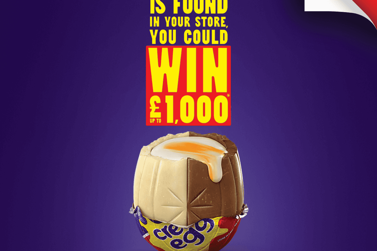 Retailers could win up to £1000 as Cadbury returns ‘Find the Winning Egg’ campaign
