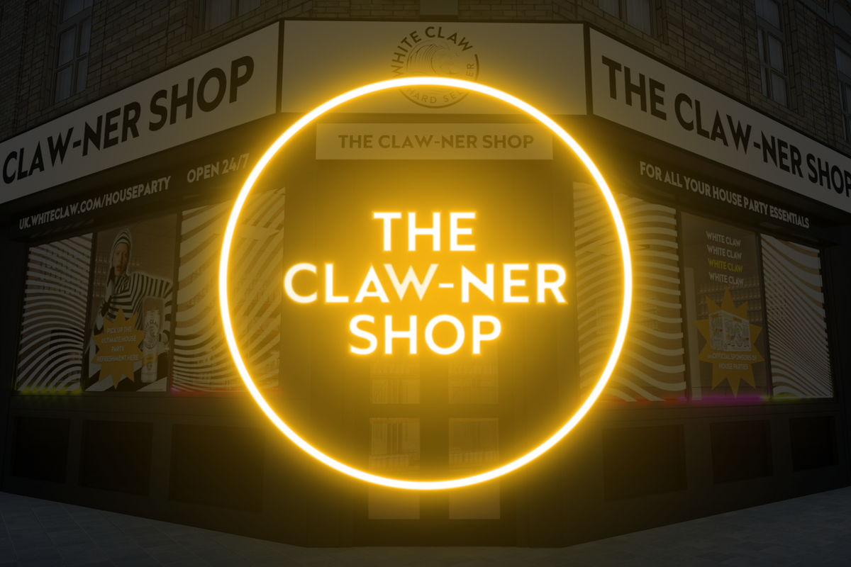 White Claw launches ‘The Claw-Ner Shop’ – UK’s first dedicated house-party corner shop