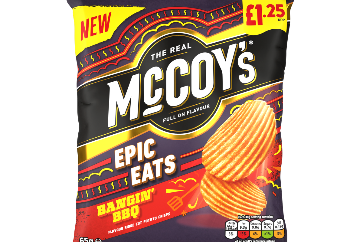 KP Snacks extends award-winning McCoy’s Epic Eats range