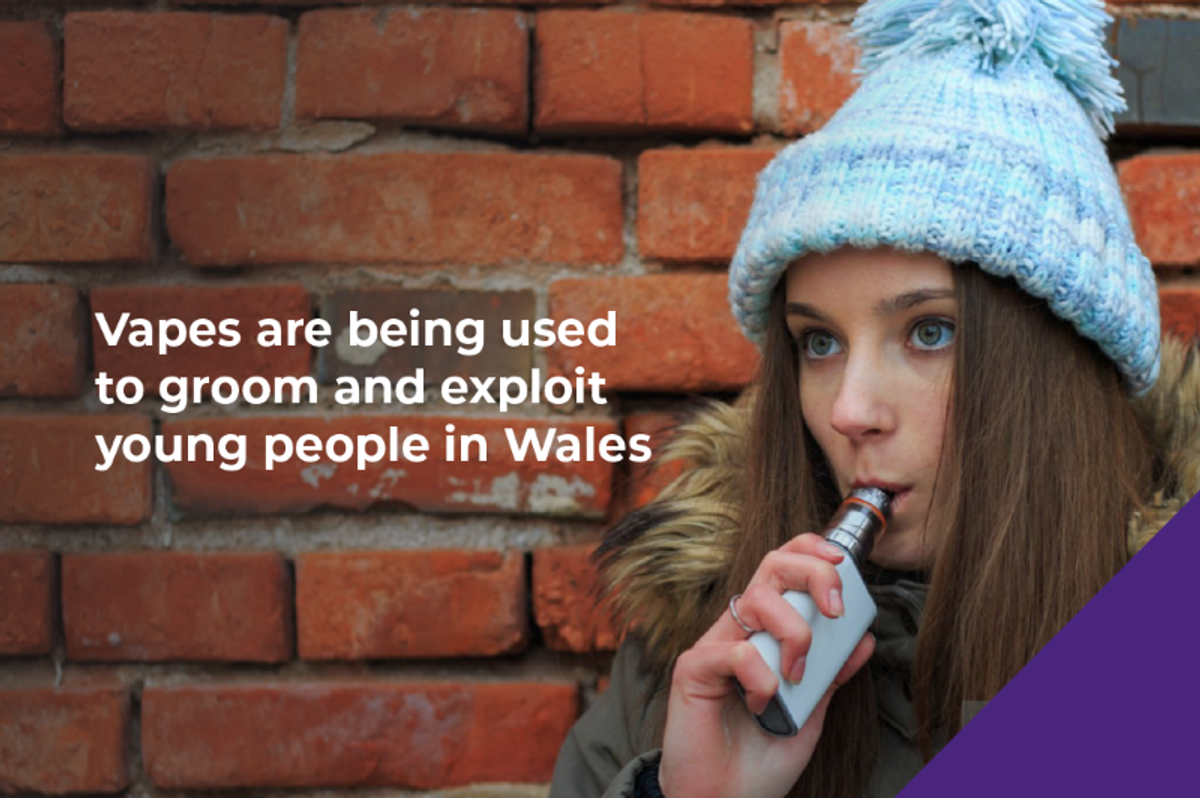 New campaign highlights use of vapes by Welsh retailer to groom teen girl