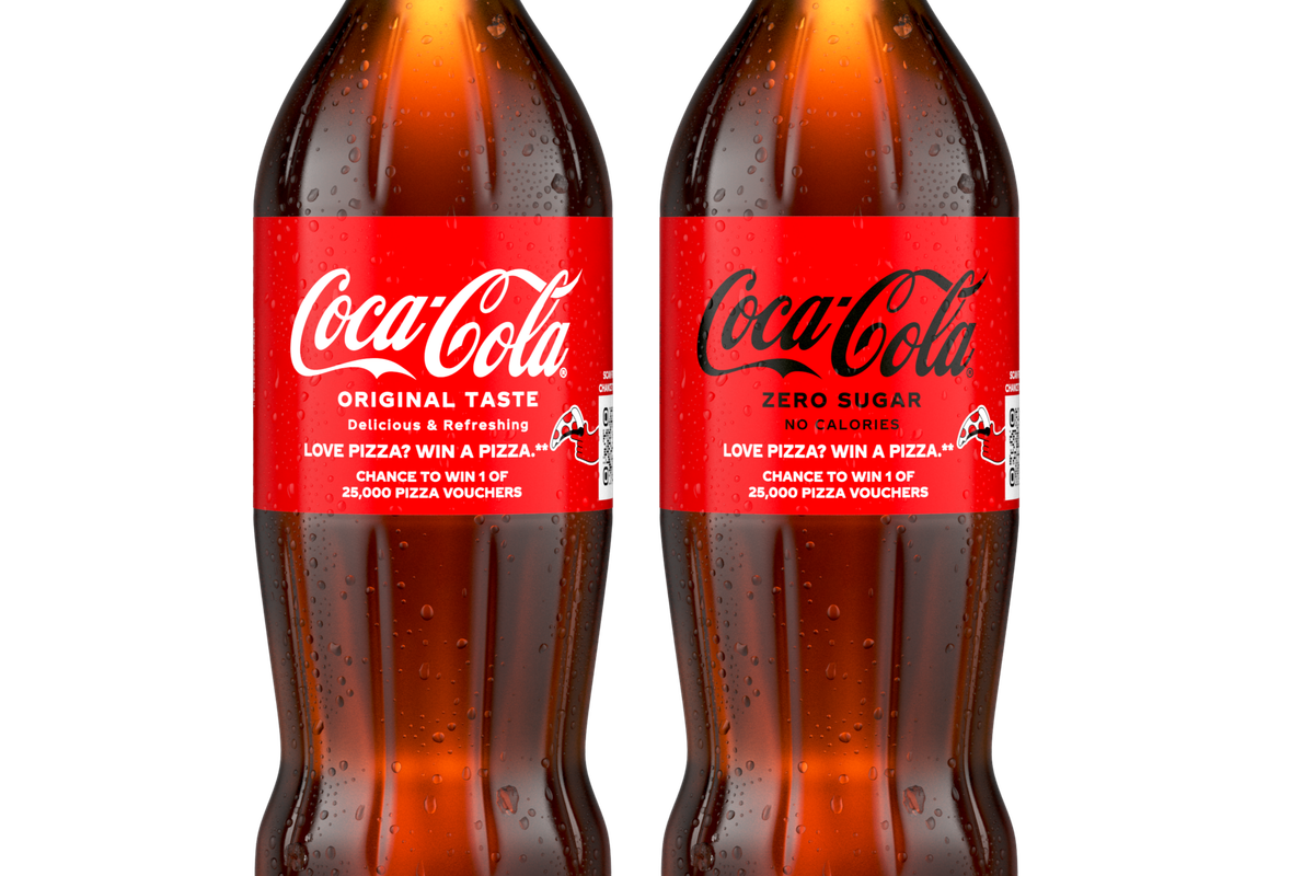 Coca-Cola offers 25,000 pizza vouchers in new on-pack promo