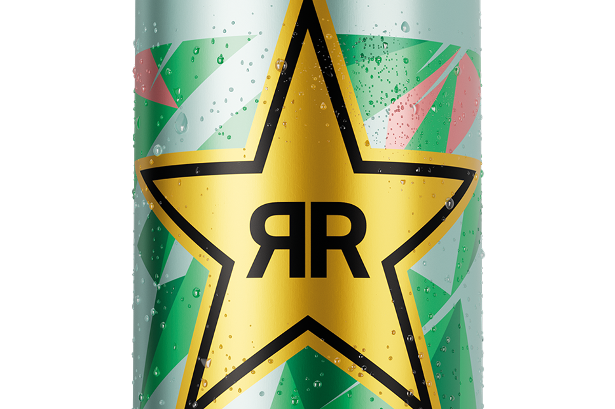 Rockstar Energy bold new look, focussing on zero-sugar