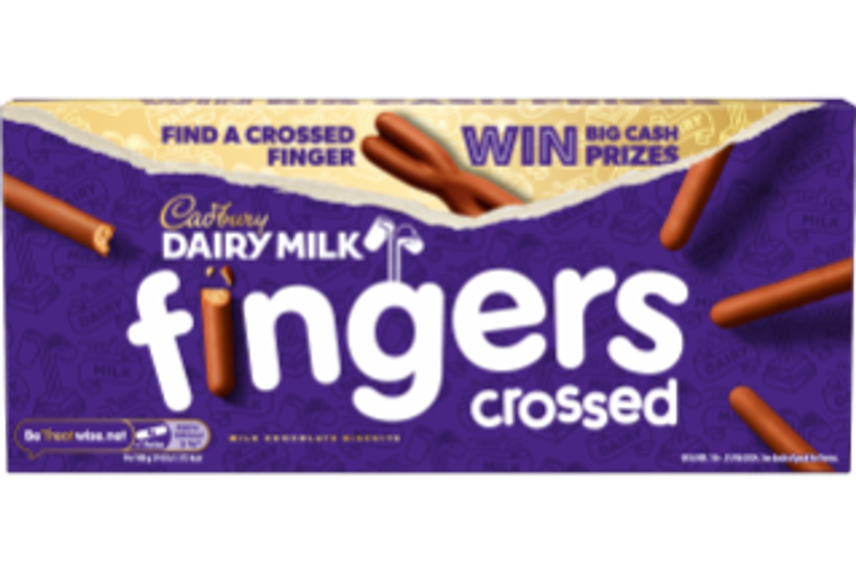 New Cadbury Fingers promo offers shoppers chance to win £20,000