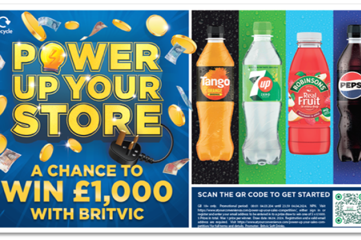 Power up your store with Britvic: win £1,000 towards store energy bills