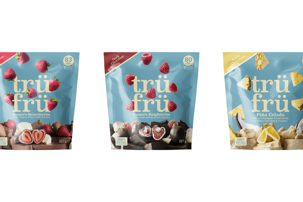 trüfrü makes UK market debut with launch of frozen fruit snack range