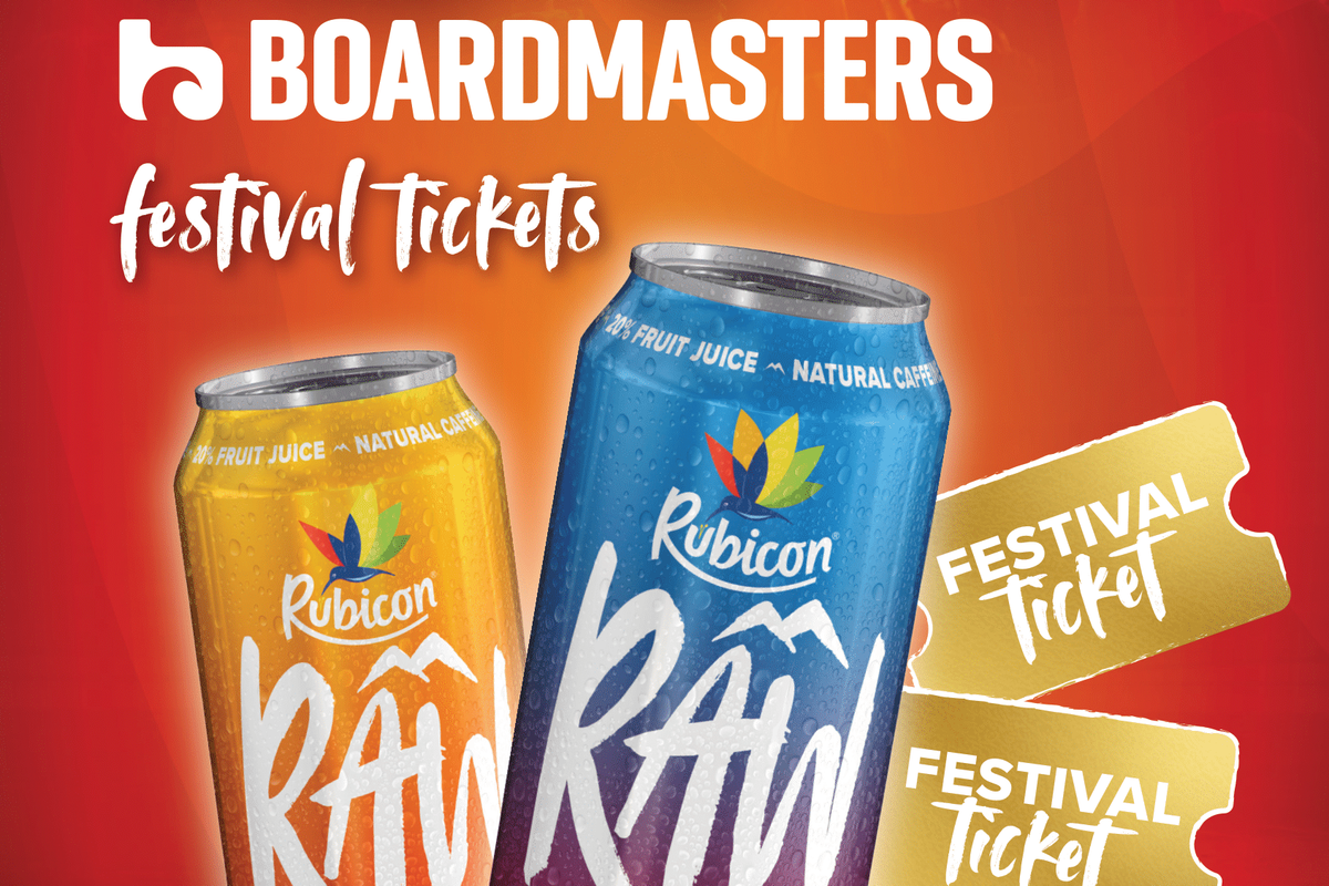 Rubicon Raw launches Boardmasters on-pack promo