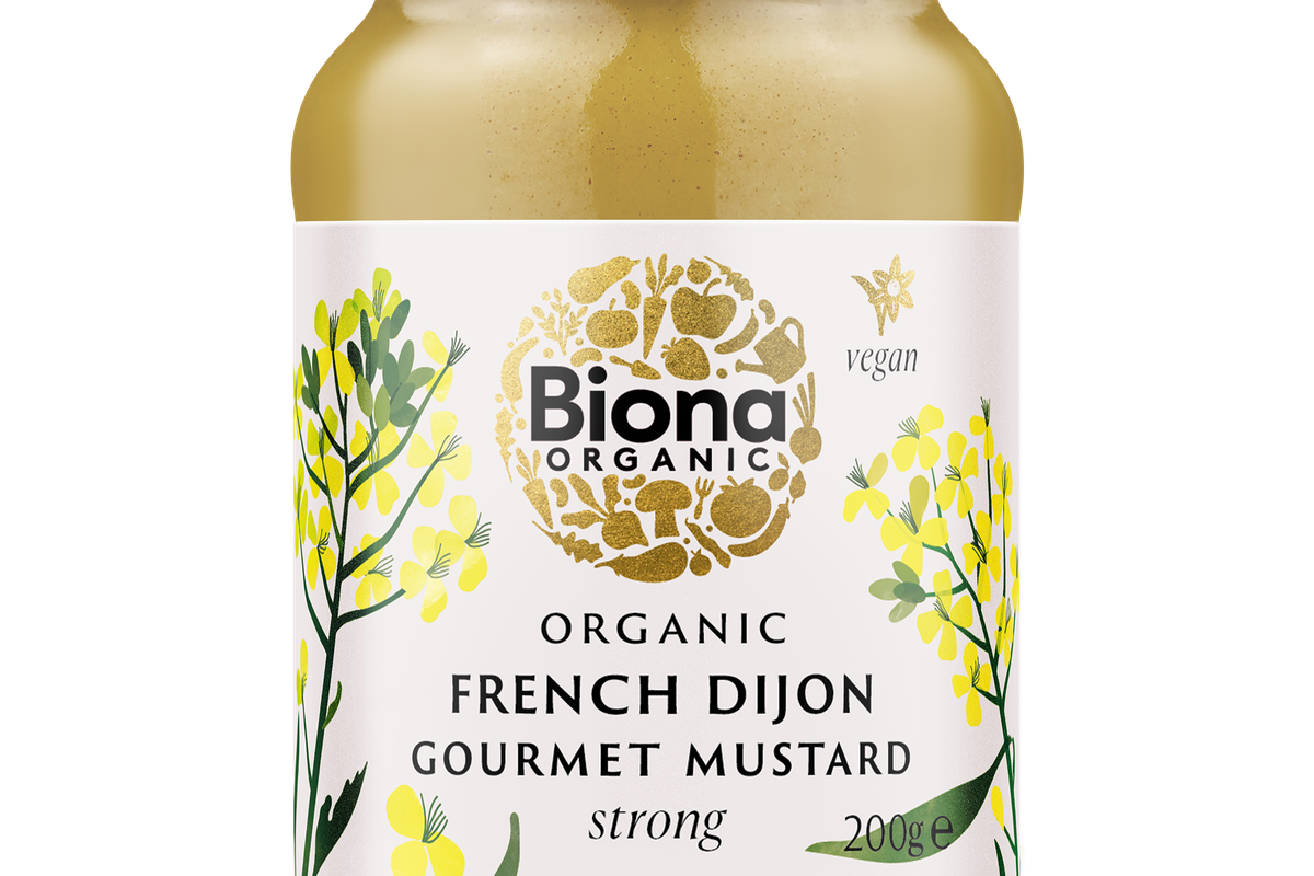 Biona condiments range heats up with two new mustards