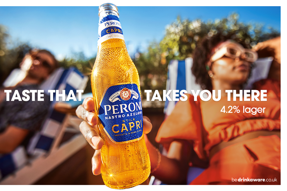 Peroni Nastro Azzurro: Stile Capri sales growth and summer activations