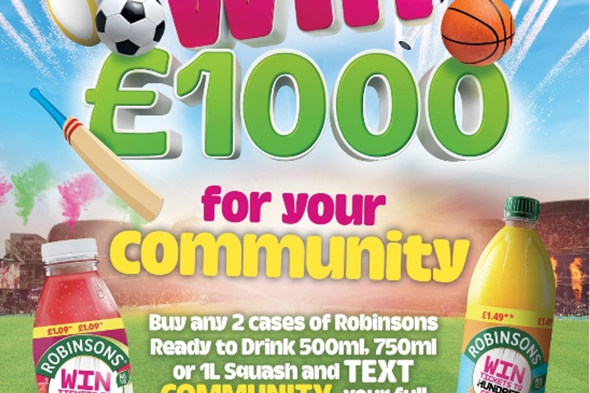 Robinsons gives retailers chance to donate £1000 with wholesale competition