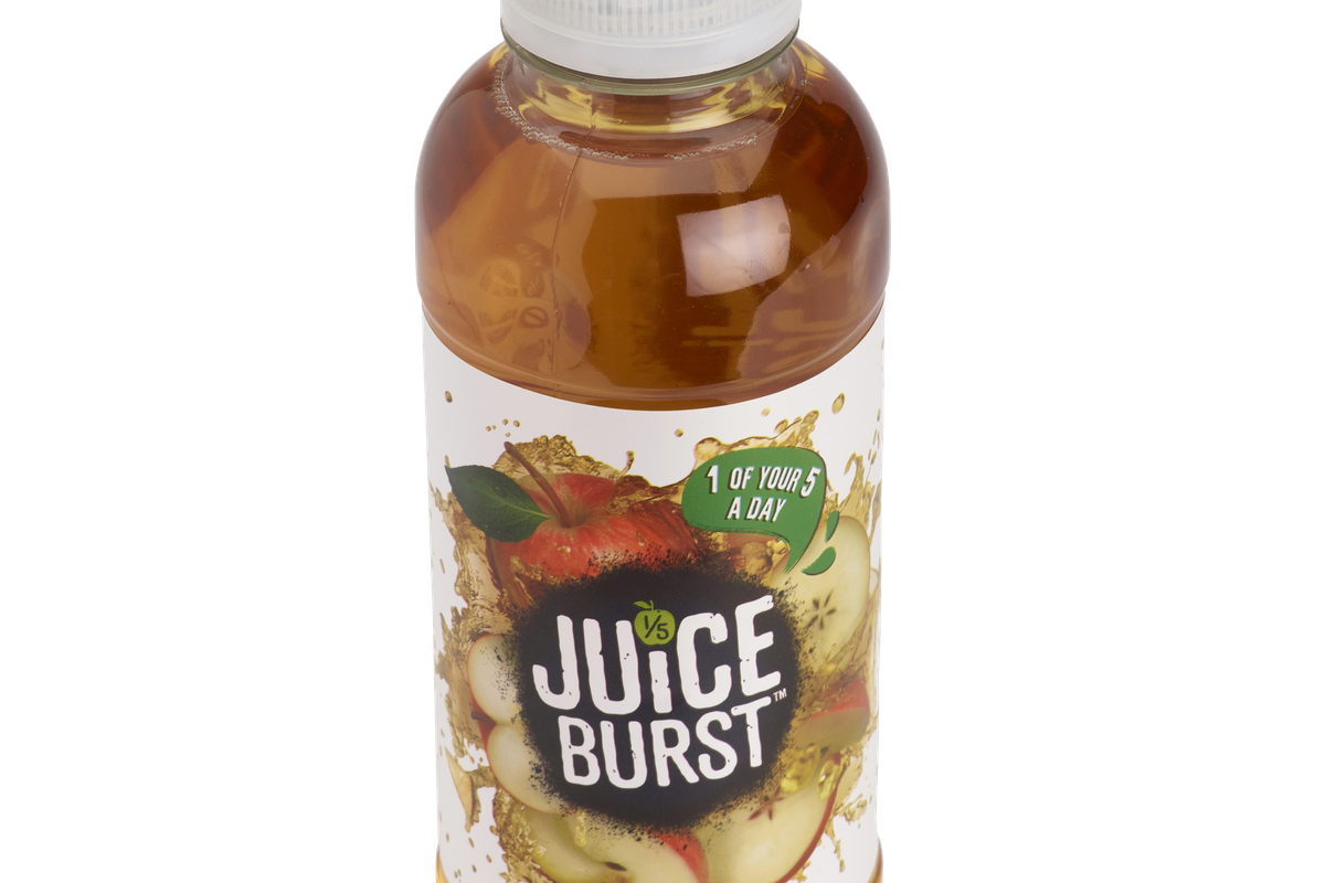 Juice Burst bottles get attached caps