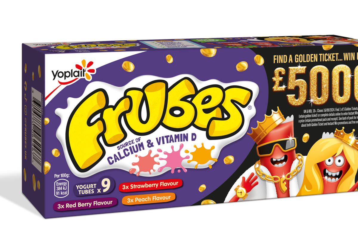 Frubes unveils ‘Golden Ticket’ on-pack promo for back-to-school