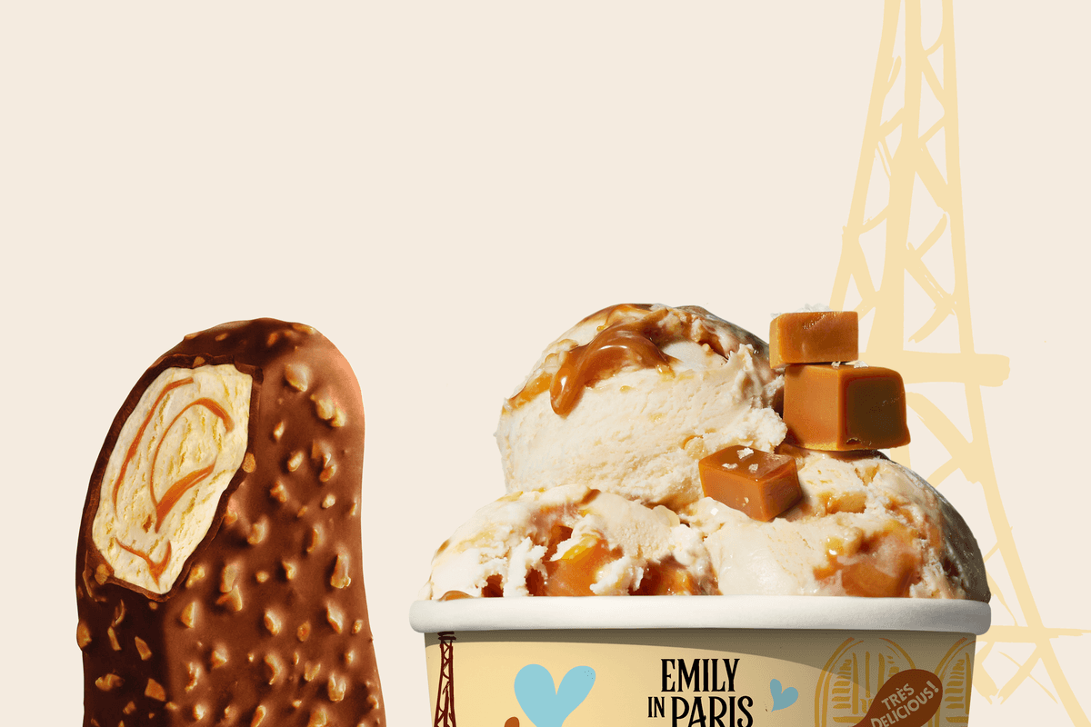 Häagen-Dazs releases limited-edition Emily In Paris promotion