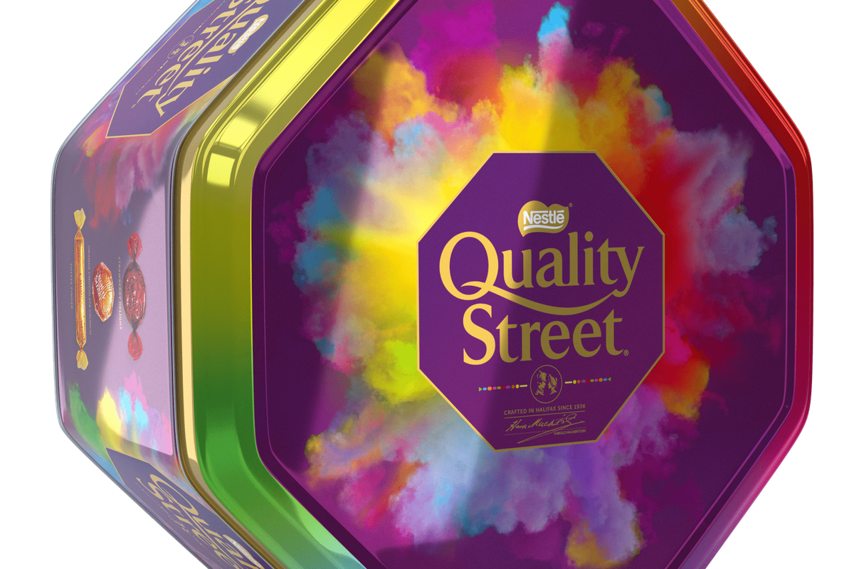 Nestle trials paper tubs for Quality Street