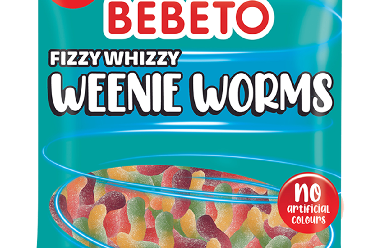 Bebeto Fizzy Whizzy Weenie Worms PMP set to supercharge summer sour sales