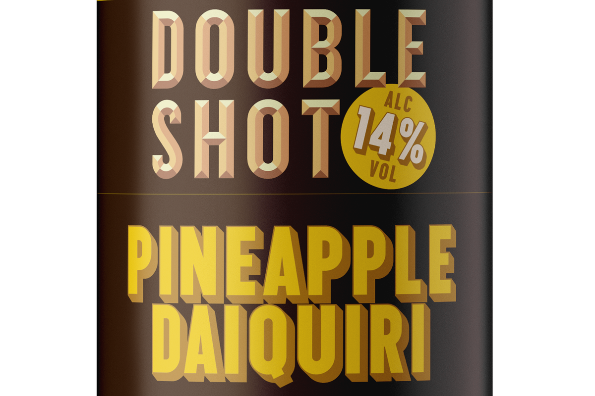 Funkin Cocktails packaging refresh for premium double-shot range