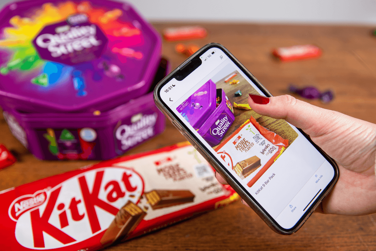 Nestlé trials accessible QR codes on KitKat and Quality Street to support visually challenged persons