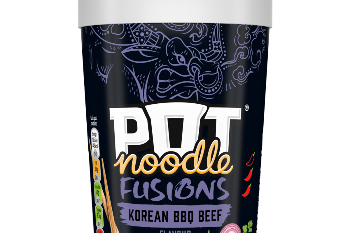 Pot Noodle Fusions – new Korean BBQ Beef flavour