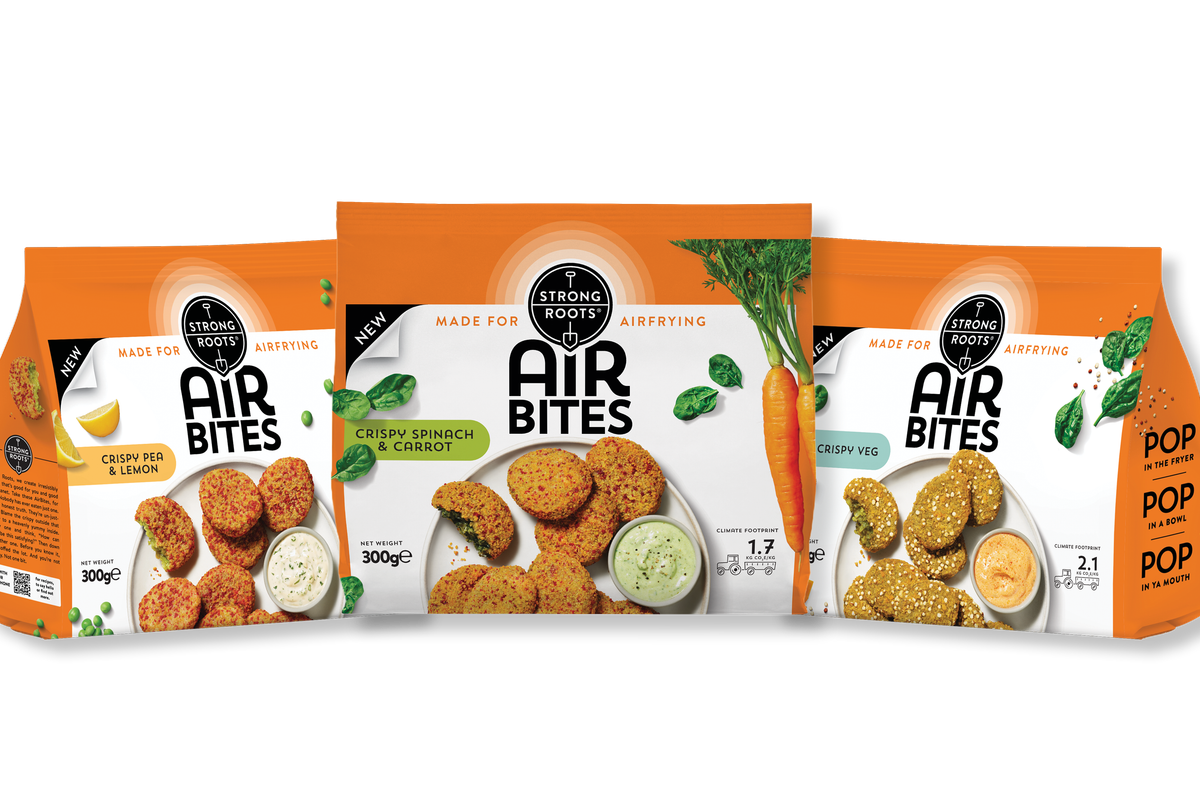 Strong Roots reveals made for air-frying Air Bites range