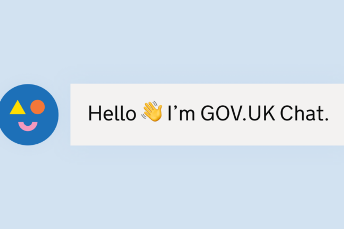 Government starts trialling AI chatbot on GOV.UK with business users
