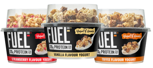 FUEL10K launches protein-packed Yogurt & Granola Pots