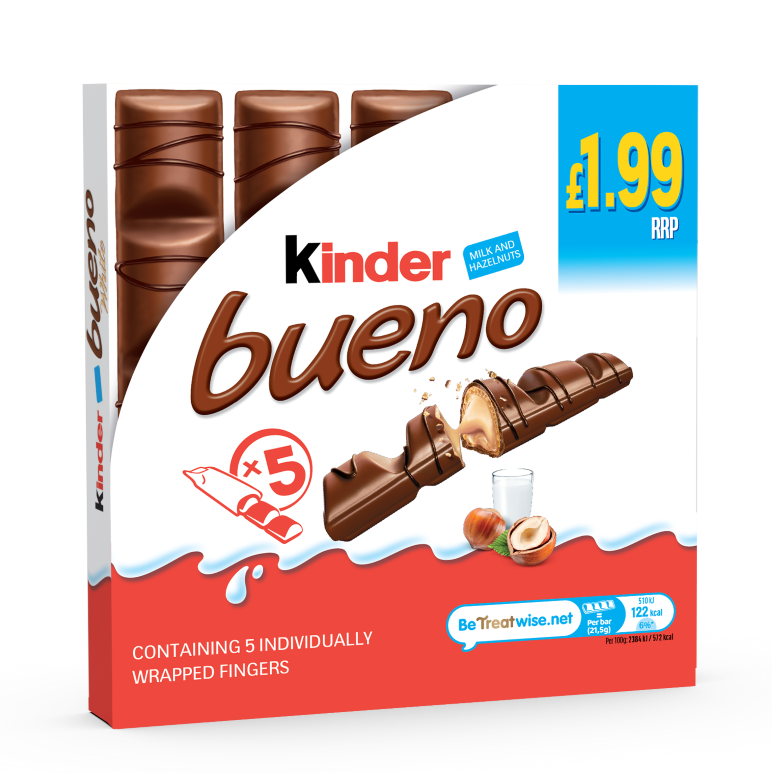 Kinder Bueno multipack exclusive for convenience and wholesale