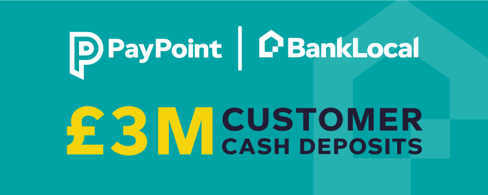 PayPoint and Lloyds expand partnership as customer deposits surpass £3m