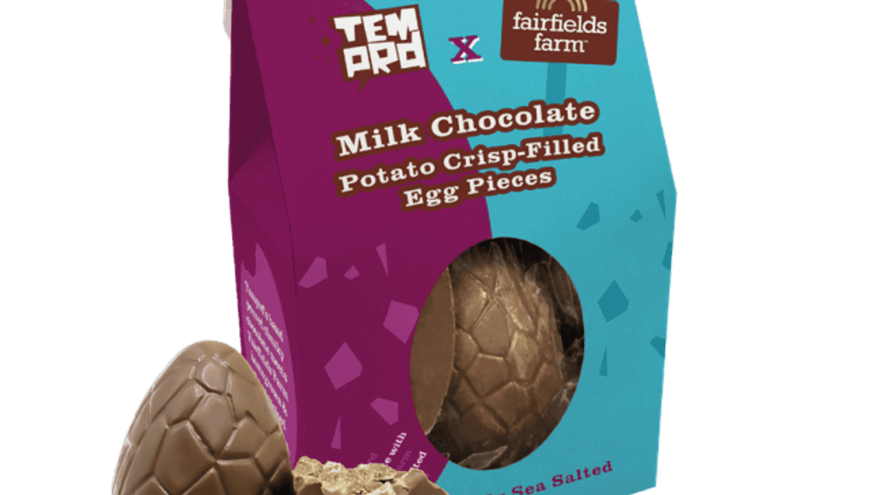 Fairfields Farm chocolate and crisp-filled Easter eggs