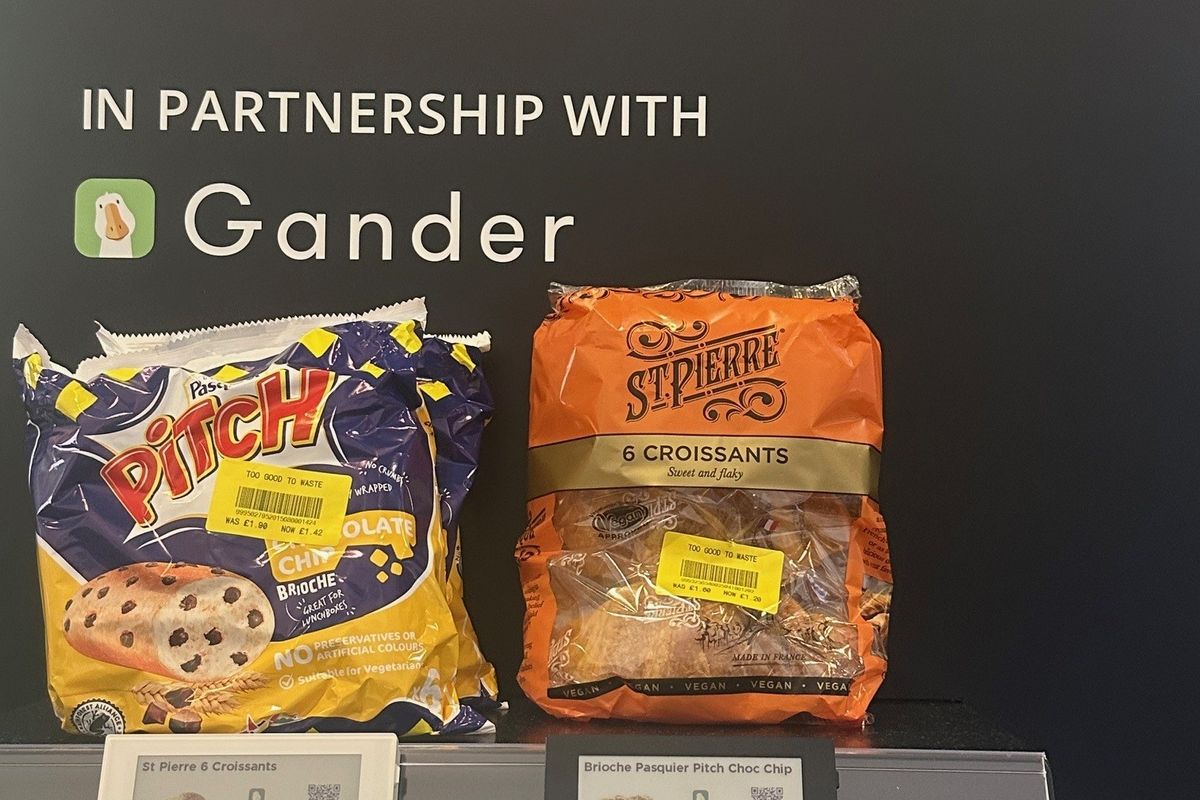 In-store display using Gander RTC technology with Solum electronic shelf labels