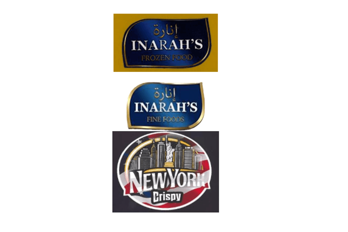 Inarah's frozen products