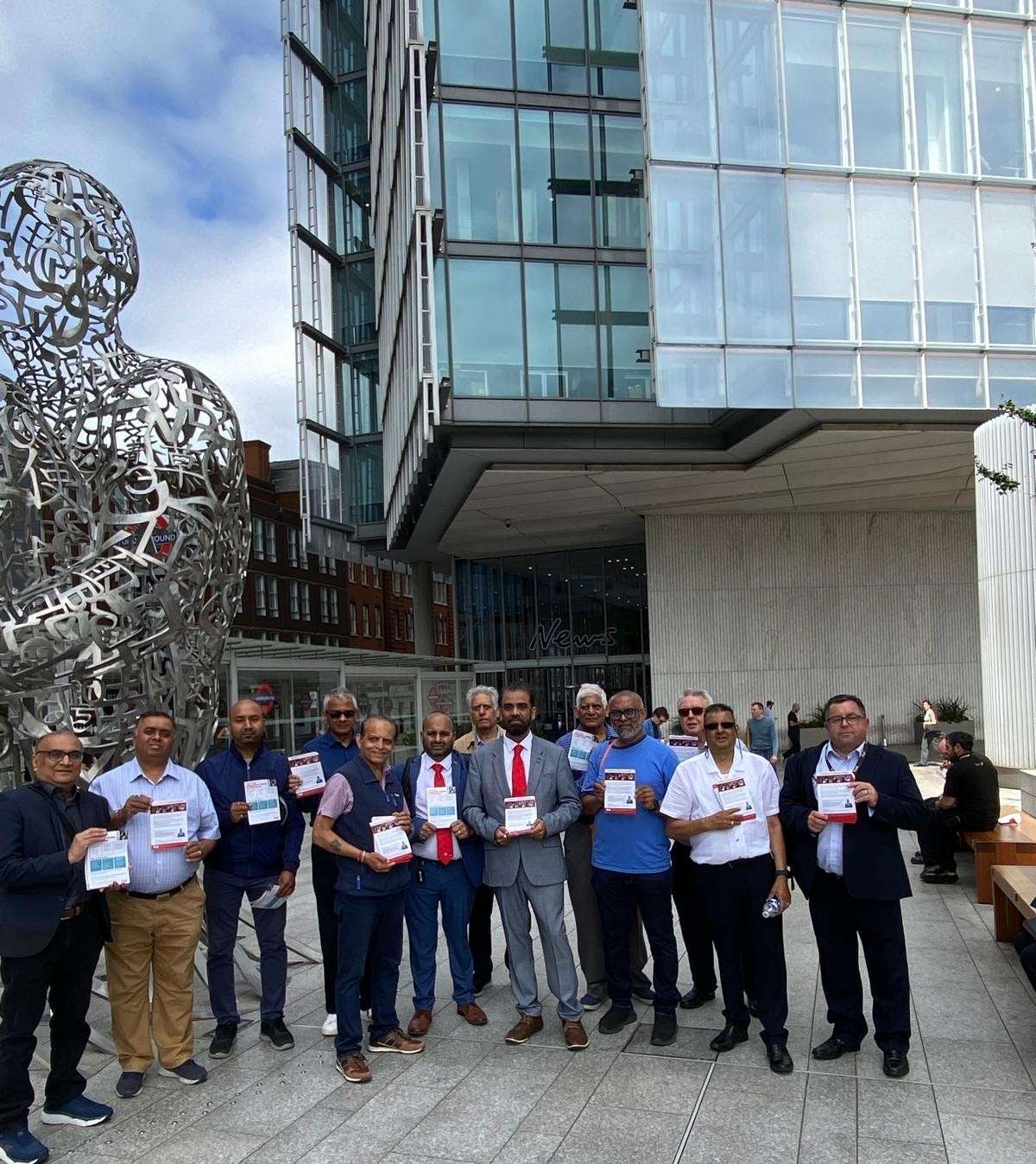 Independent retailers protesting over price hikes and retail margin cuts