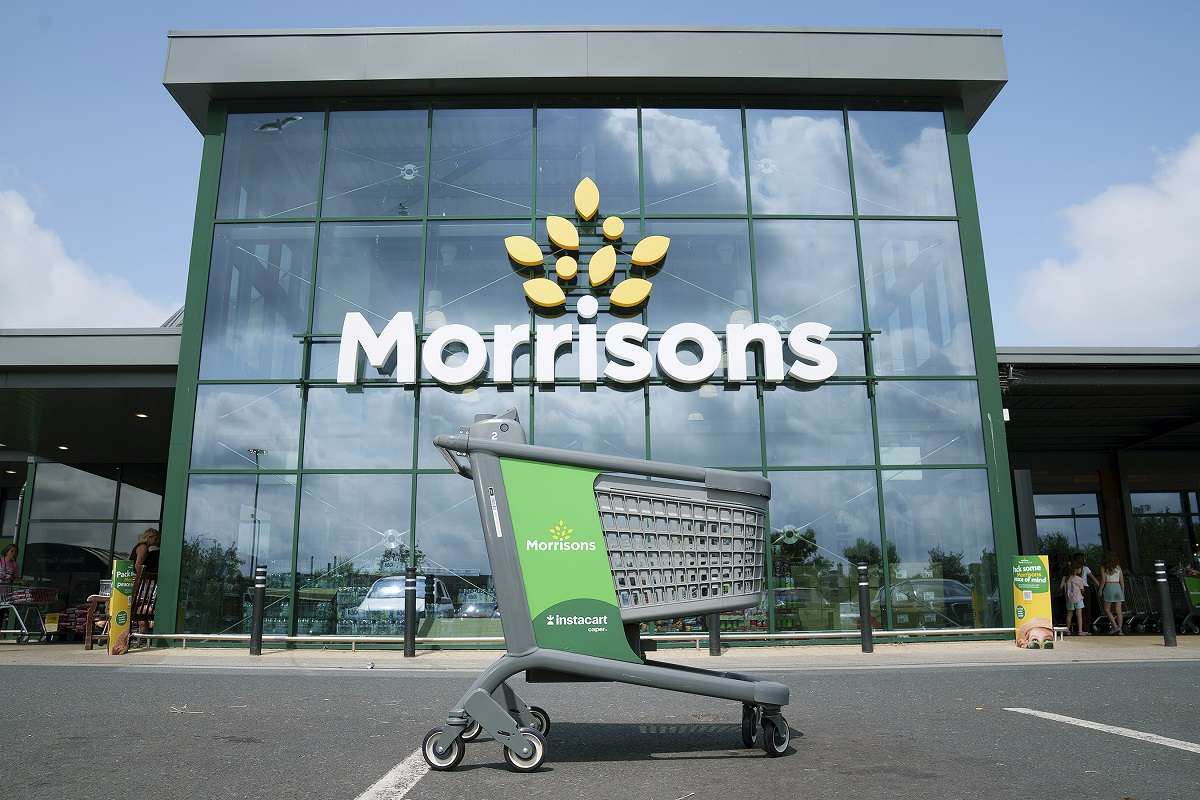 Instacart’s Caper smart trolley at Morrisons Preston