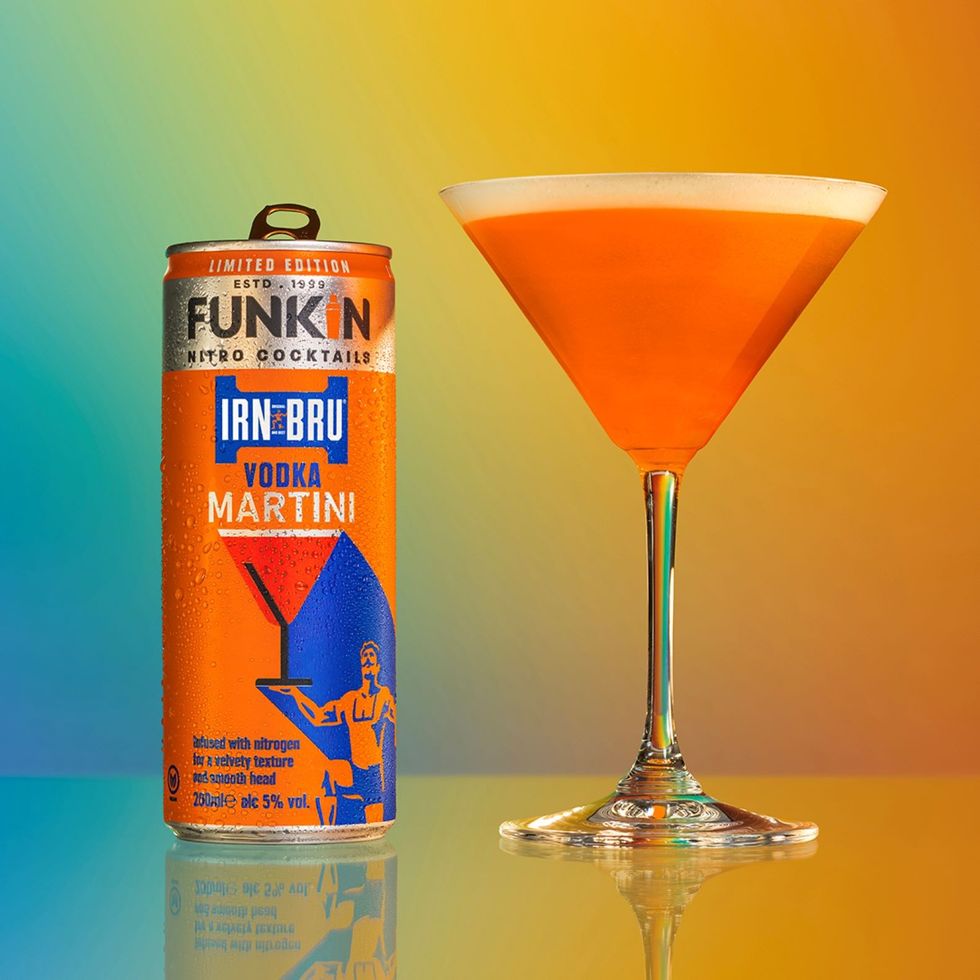 IRN BRU FUNKIN glass
