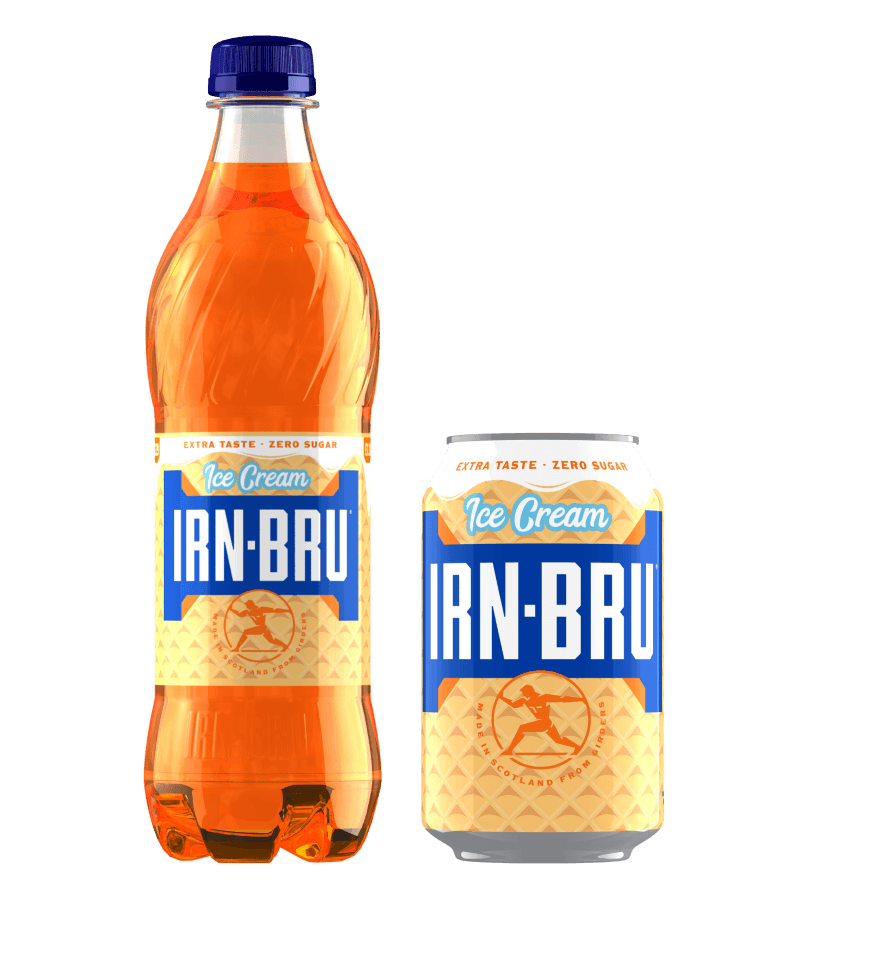 IRN-BRU ice cream permanent flavour