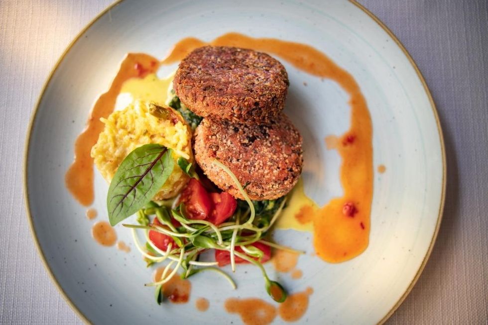 iStock vegan meat free burger