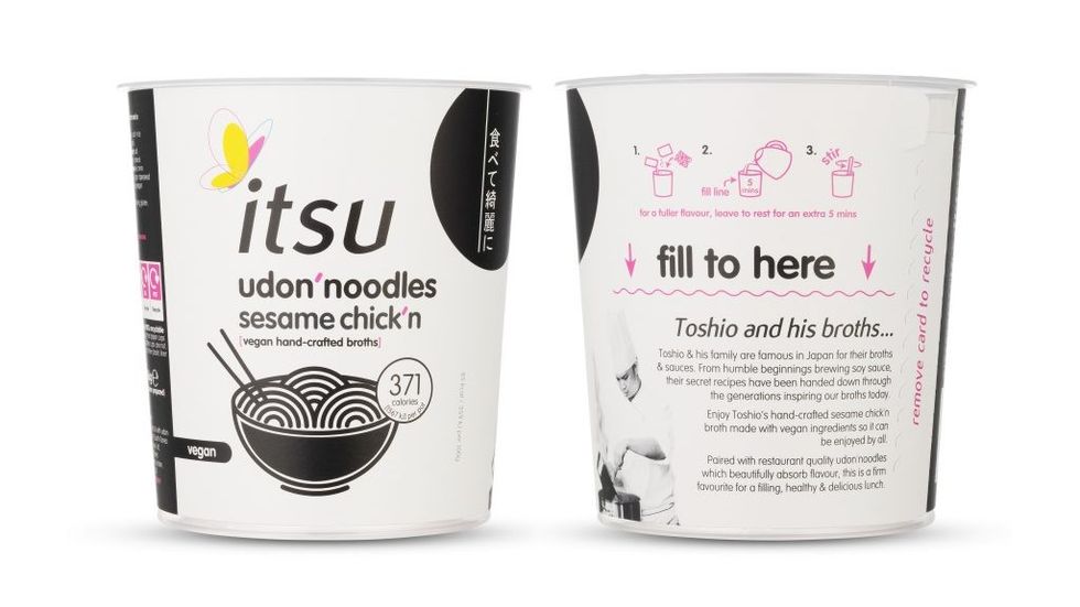 Itsu udonnoodles in Greiner Packagings K3®