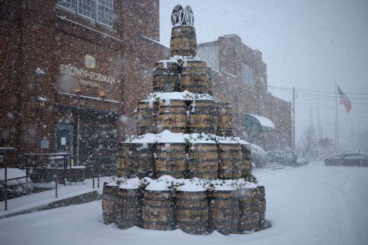 Jack Daniel's brand whiskey barrels