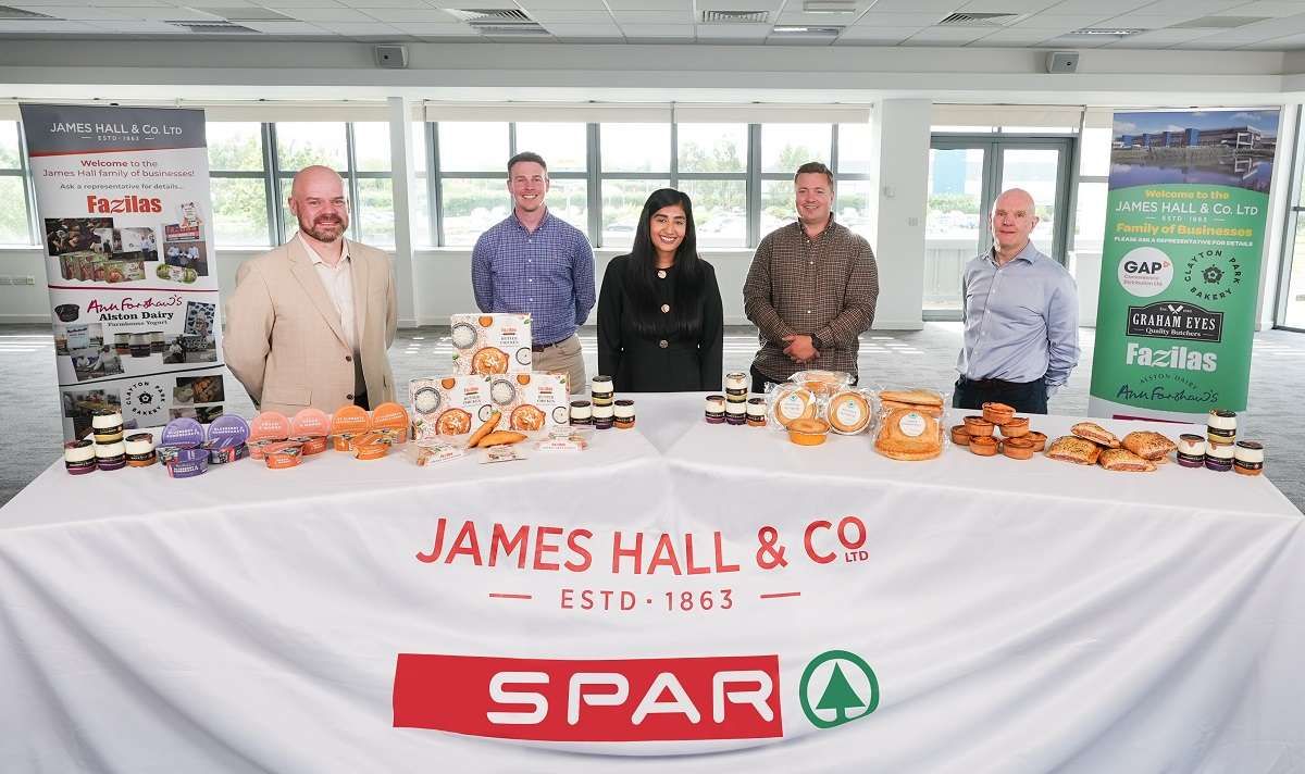 James Hall team with Great Taste Award winning products