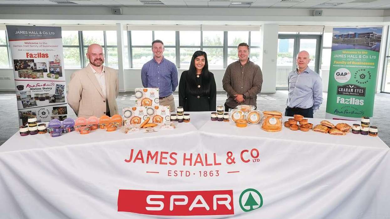 James Hall team with Great Taste Award winning products