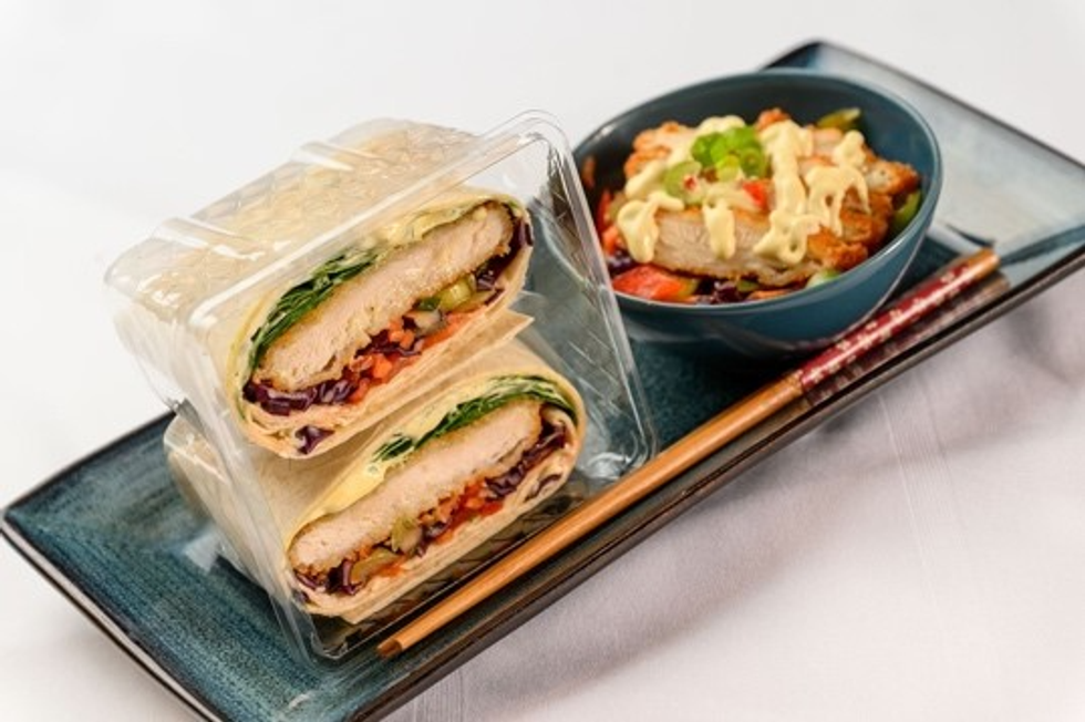 Japanese Fried Chicken Wrap