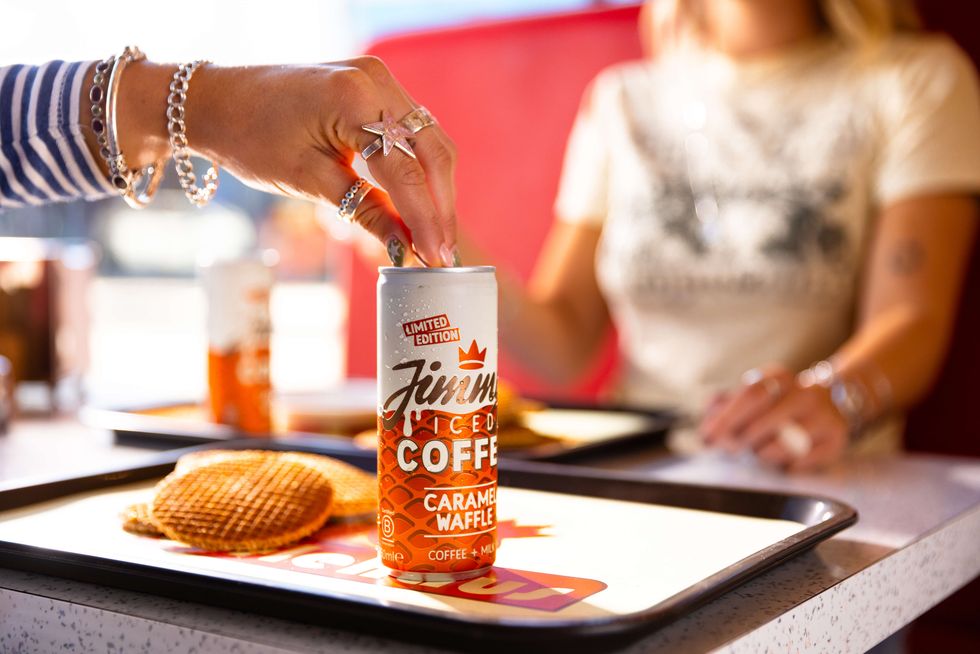 Jimmy\u2019s Caramel Waffle Iced Coffee