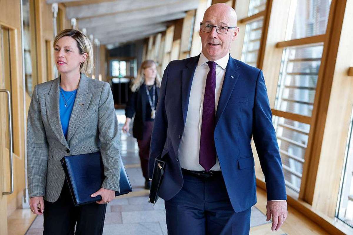 John Swinney and Jenny Gilruth