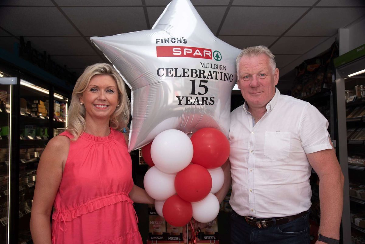 Jonathan and Michelle Finch at Finch’s SPAR Millburn